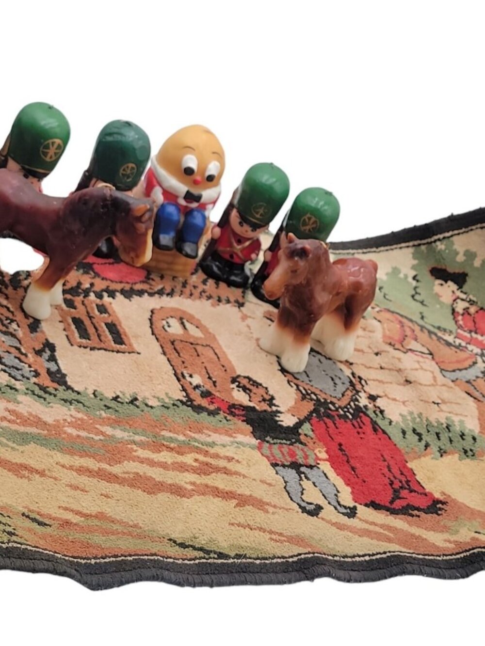 Humpty Dumpty Children's Decor 7 Character Candles & 22" x 37" Needlepoint Rug - Picture 11 of 16